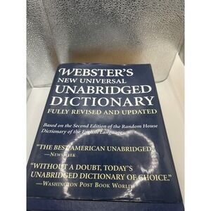 Websters New Universal Unabridged Dictionary Fully Revised Updated Barnes Noble